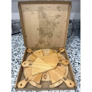 7 PCS Bamboo Wood Pizza Peel